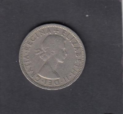 Beschrijving: 2 Shillings  ELIZABETH II
